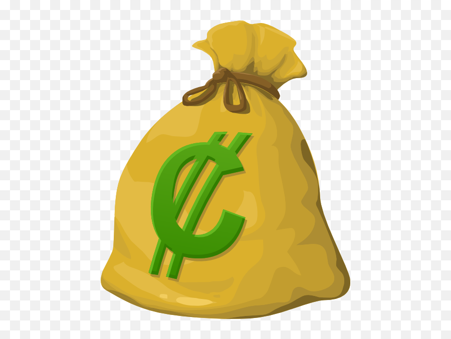 Money Bag Clip Art At Clkercom - Vector Clip Art Online Emoji,Greeter Clipart