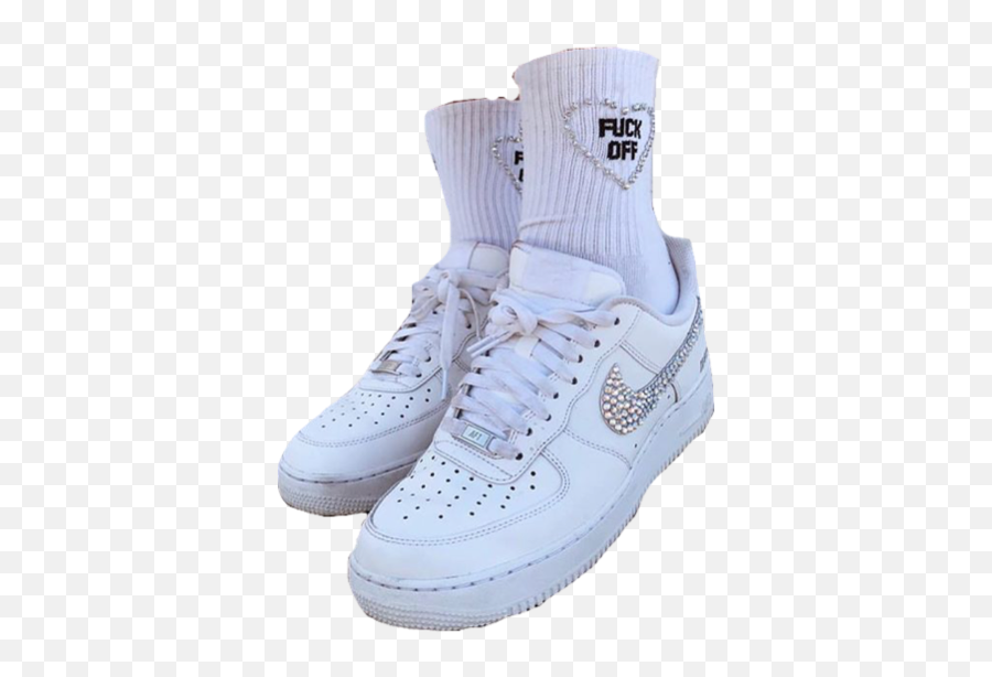 Air Force One White Nike Shoes Png Image Png Arts Emoji,Nike Shoes Png
