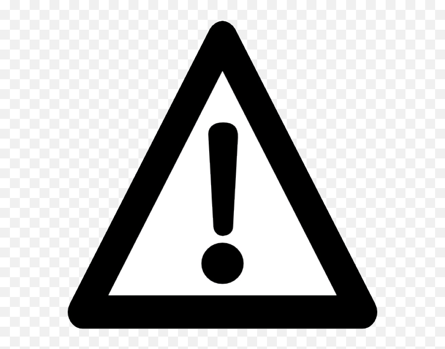 Warning Icon Png Transparent Png - Transparent Background Warning Icon Png Emoji,Safety Clipart