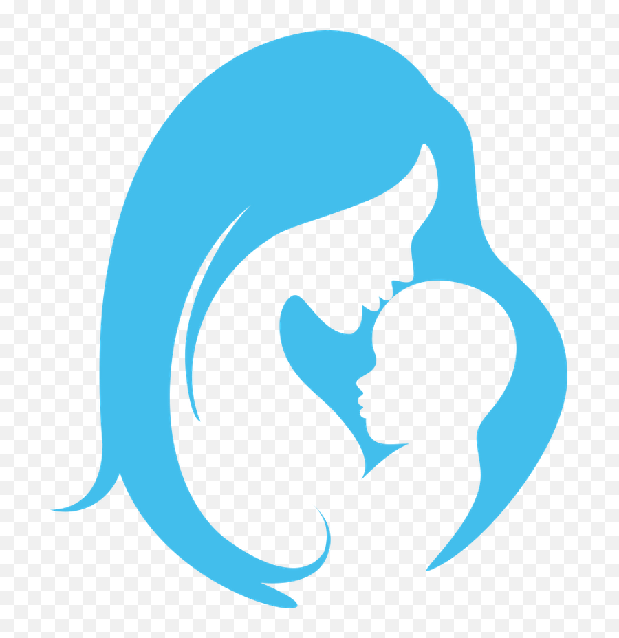 Download Child Infant Mother Logo - Mother And Child Silhouette Emoji,Mother Logo