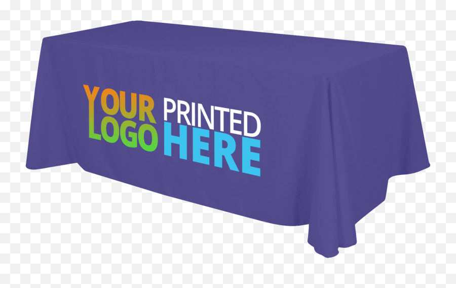 Rectangular Polyester Tablecloth - Event Emoji,Tablecloth With Logo