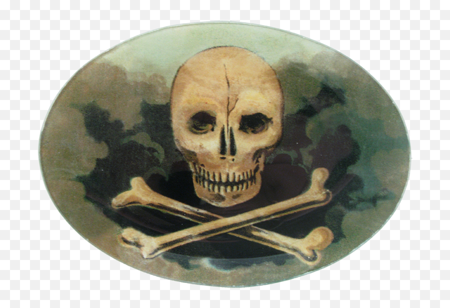 Skull Crossbones John Derian - Scary Emoji,Skull And Crossbones Png