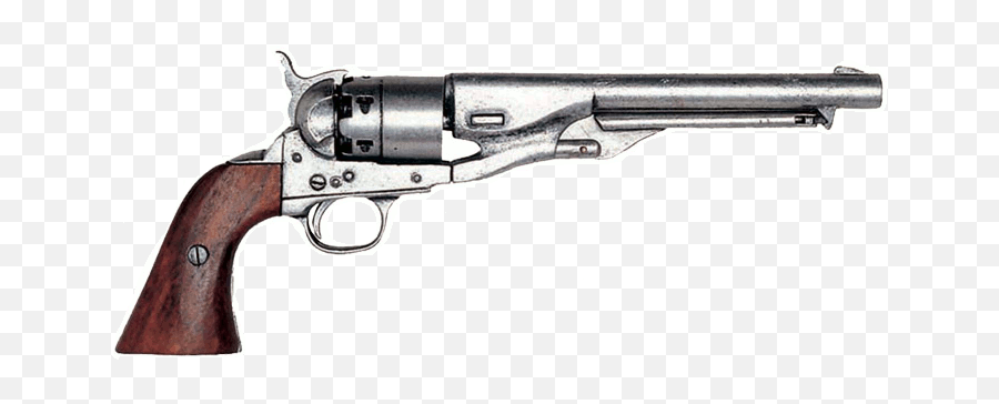 M1860 Army Civil War Cap And Ball Revolver - Colt 1851 Navy Bb Emoji,Revolver Transparent
