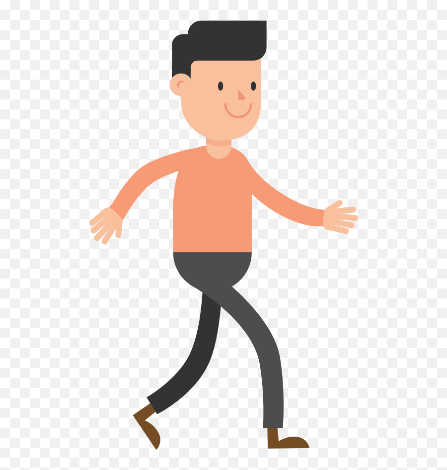 Open - Walking Man Clipart Animated Emoji,Man Clipart