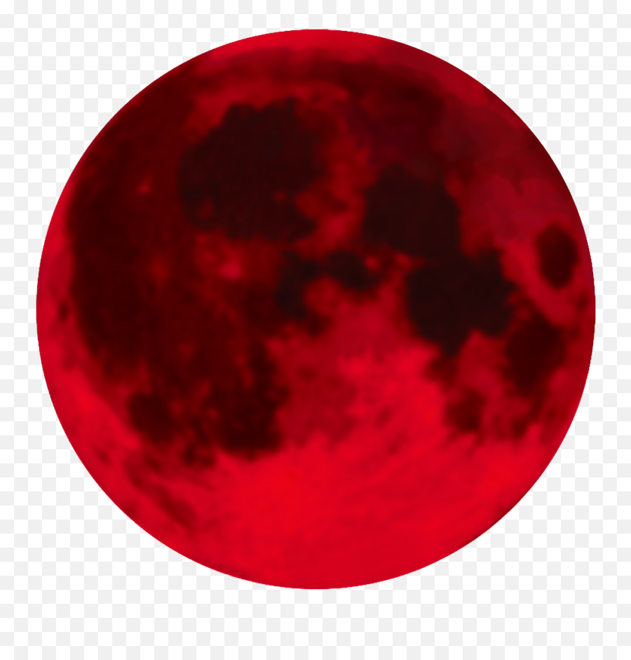Blood Red Moon - Blood Moon With White Background Emoji,Moon Png