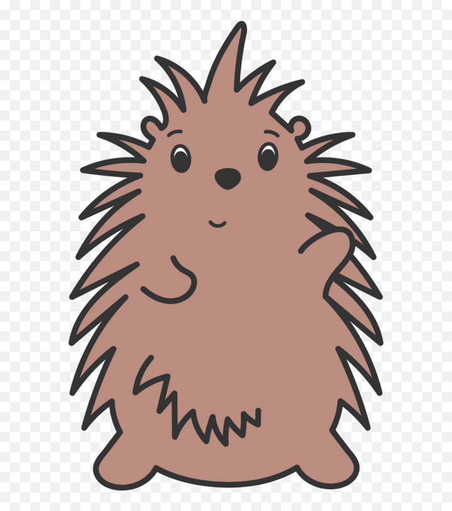 Porcupine - Porcupine Waving Emoji,Porcupine Clipart