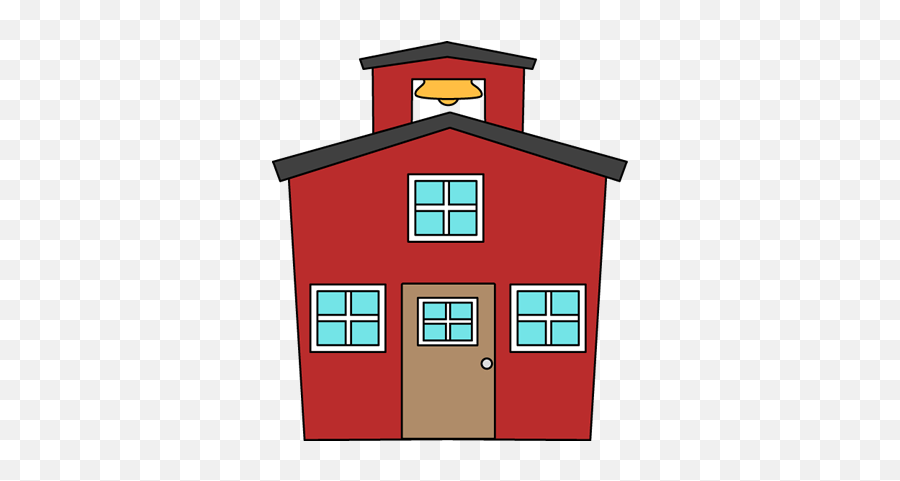 12 Schoolhouse Clipart - Preview Schoolhouse Windo My Cute Graphics Schoolhouse Emoji,Window Clipart