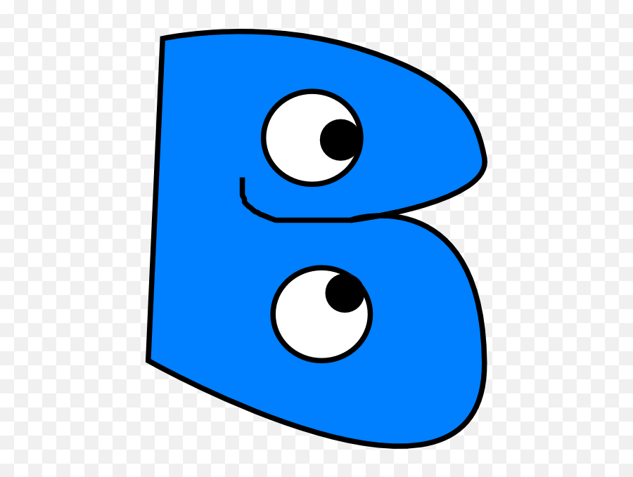 Letter B Clip Art - Dot Emoji,B Clipart