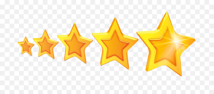 Five Stars Transparent Png Image - Five Stars Emoji,Five Stars Png