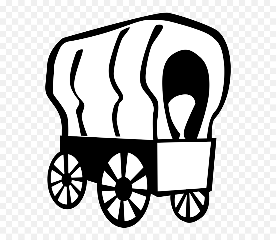 Wagon Vector Old - Covered Wagon Clipart Transparent Background Emoji,Covered Wagon Clipart