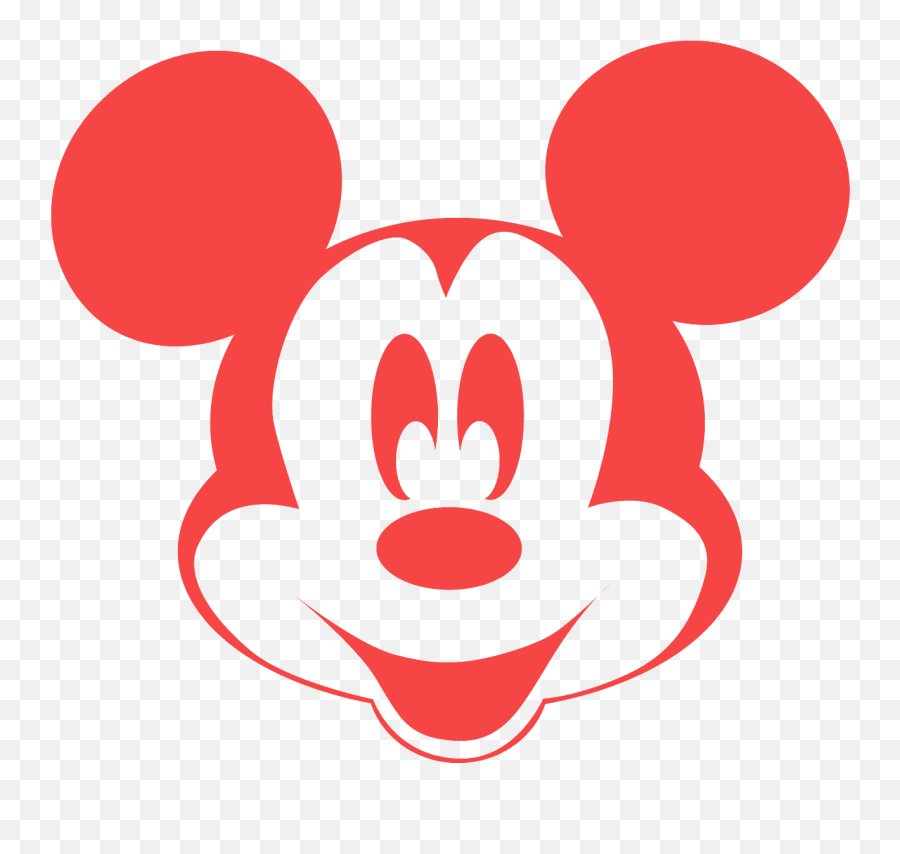 Mickey Mouse 3d Png - Mickey Mouse Face Red Emoji,Mickey Mouse Face Png