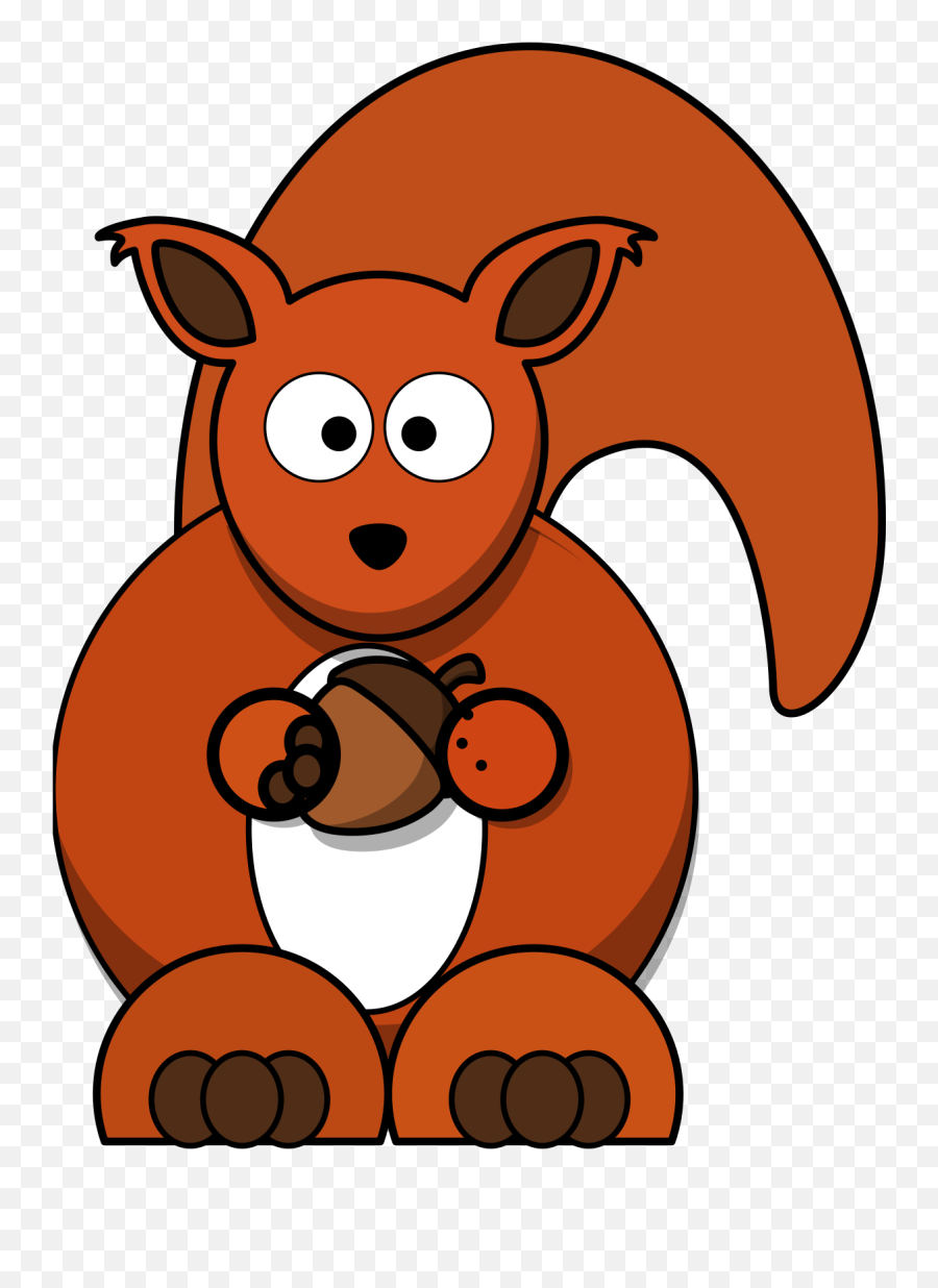 Red Squirrel Png Svg Clip Art For Web Emoji,Squirrel Clipart Black And White