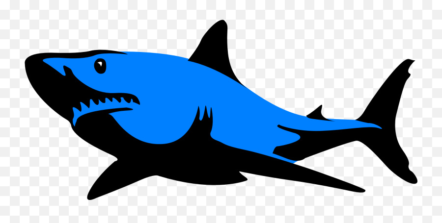 Clipart Of The Black And Blue Shark Emoji,Sharks Clipart