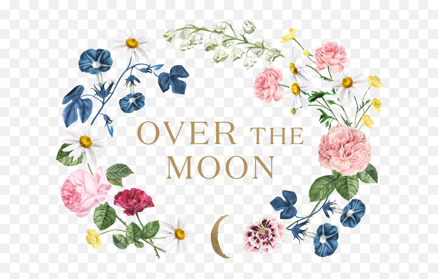 Monogram Linens Over The Moon Emoji,Logo Linens