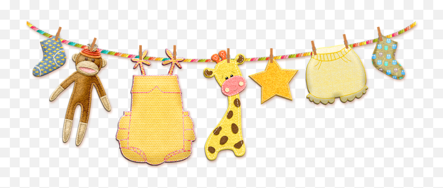 Baby Clothes Clothesline Sock - Free Image On Pixabay Emoji,Bebe Png