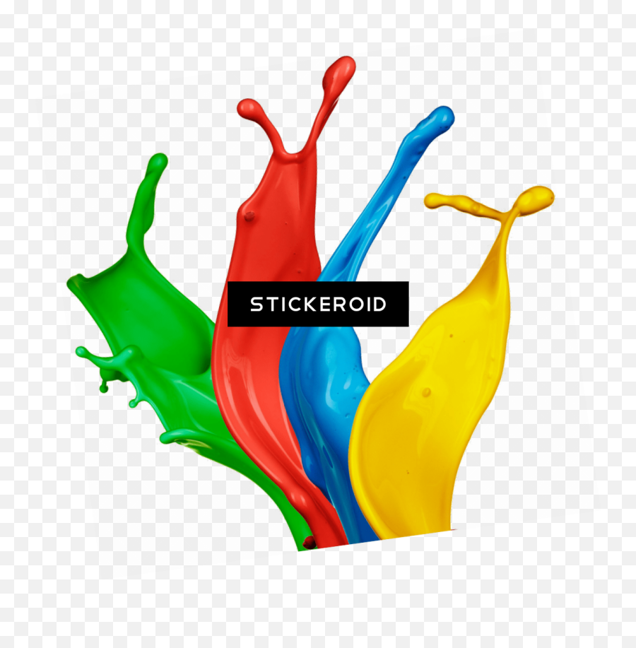 Paint Splatter Large Footer - Design Ideas For Graphic Emoji,Splatter Logo