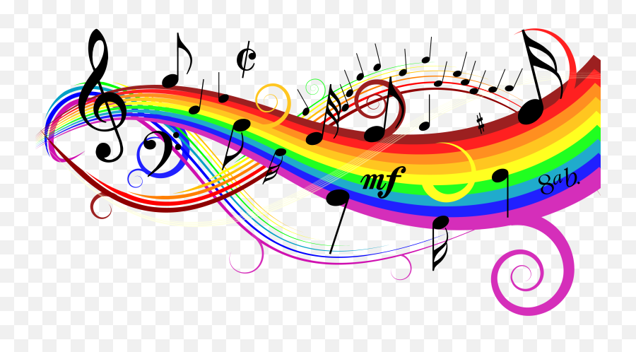 Singer Clipart Choir Note - Colorful Clip Art Music Notes Emoji,Choir Clipart
