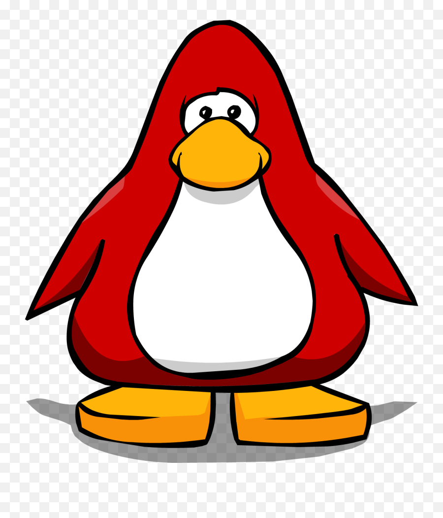 Red - Club Penguin Red Penguin Emoji,Penguin Png