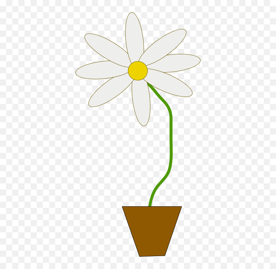 Flower Pot Clip Art - Clipart Best Flower With Petals In Pot Clipart Emoji,Flower Pot Clipart