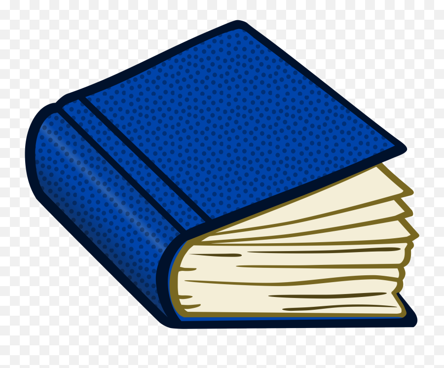 Big Image Book Clipart - Imagen De Cuaderno Azul Animada Emoji,Book Clipart