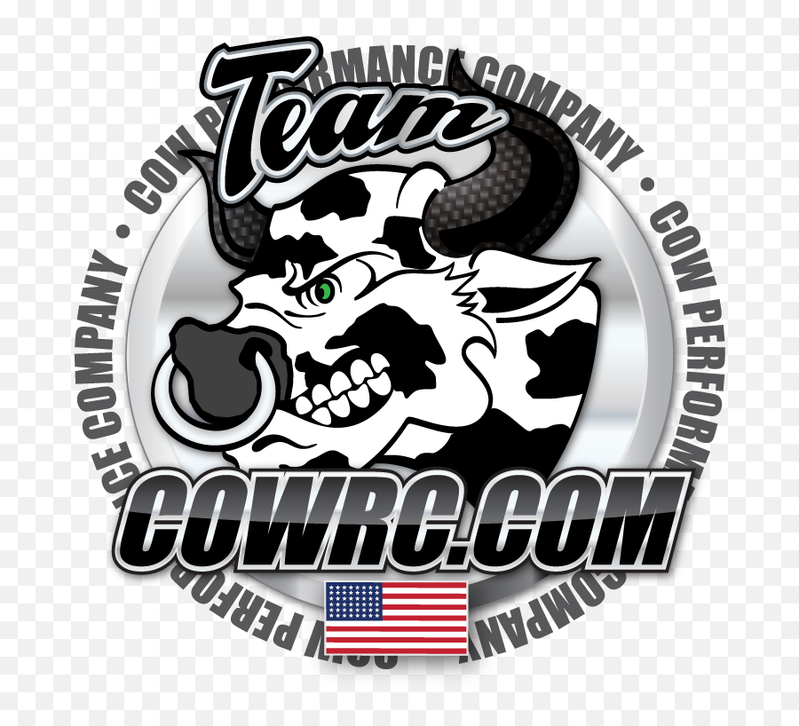 Team Cow Usa Tee 1x - Team Cow Emoji,Rc Logo