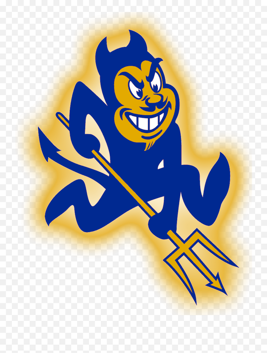 Falkville High School Home Of The - Sparky Sun Devil Emoji,Blue Devils Logo