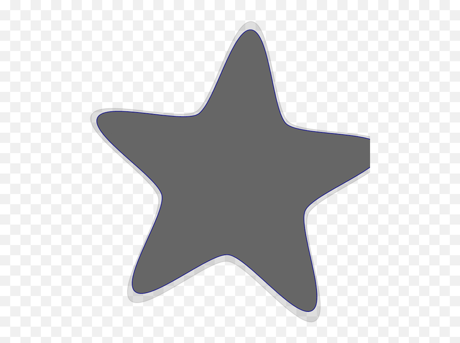 Grey - Clipartstarhi Svg Vector Greyclipartstarhi Clip Gray Star Emoji,Hi Clipart
