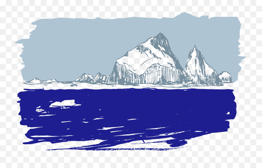 Elevation Arctic Sky Png Clipart - Polar Ice Cap Illustration Emoji,Iceberg Clipart