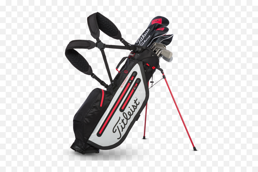 Golfer Drawing Golf Bag - Titleist Players 4 Stand Bag Titleist Players 4 Stadry Stand Bag Emoji,Golf Clubs Clipart