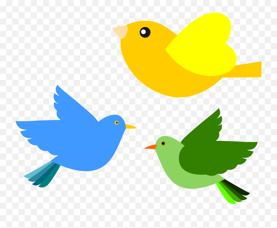 Twitter Bird Tweet Tweet 65 555px - Birds Flying Clipart Png Birds Flying Cartoon Png Emoji,Twitter Png