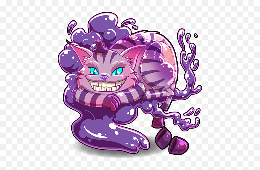 Cheshire - Cheshire Cat Transparent Png Clipart Emoji,Cheshire Cat Png