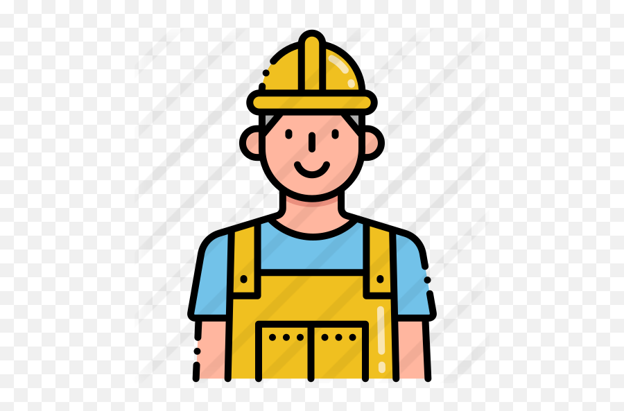 Construction Worker - Mechanical Engineer Outline Emoji,Construction Worker Png