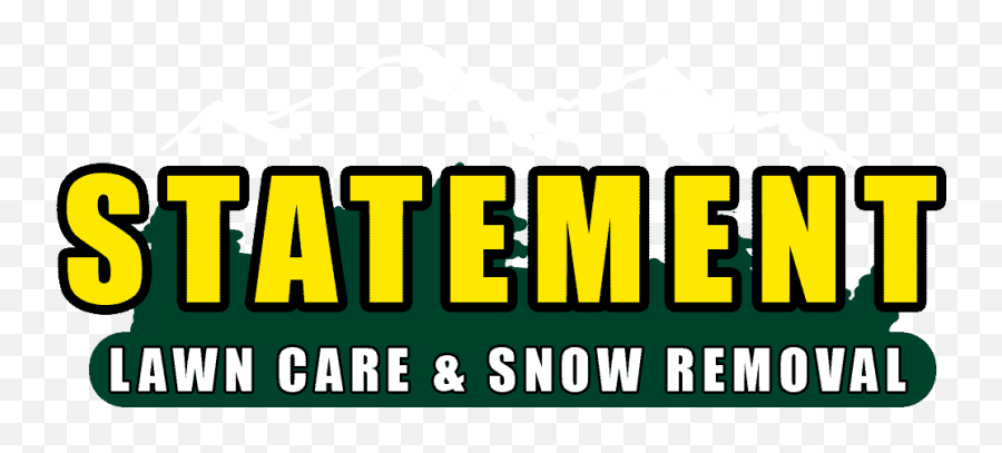 Statement Lawn Care U2013 Lawn Care And Snow Removal - Thakor Emoji,Tree Services Logos