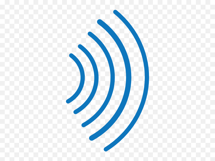Download Waves Blue Clip Art - Radio Wave Png Png Image With Blue Radio Waves Png Emoji,Wave Png