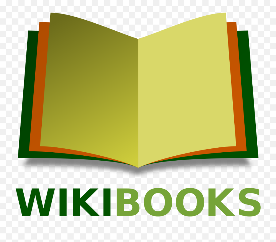 Wikibooks Open Book Leaning3 - Open Book Png For Logo Emoji,Book Logo Design