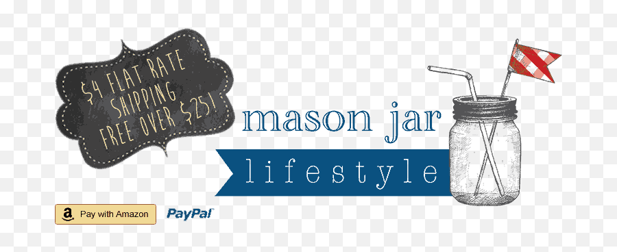 Mason Jar Lifestyle Header Logo - We Sell Mason Jar Accessories Language Emoji,Free Mason Logo