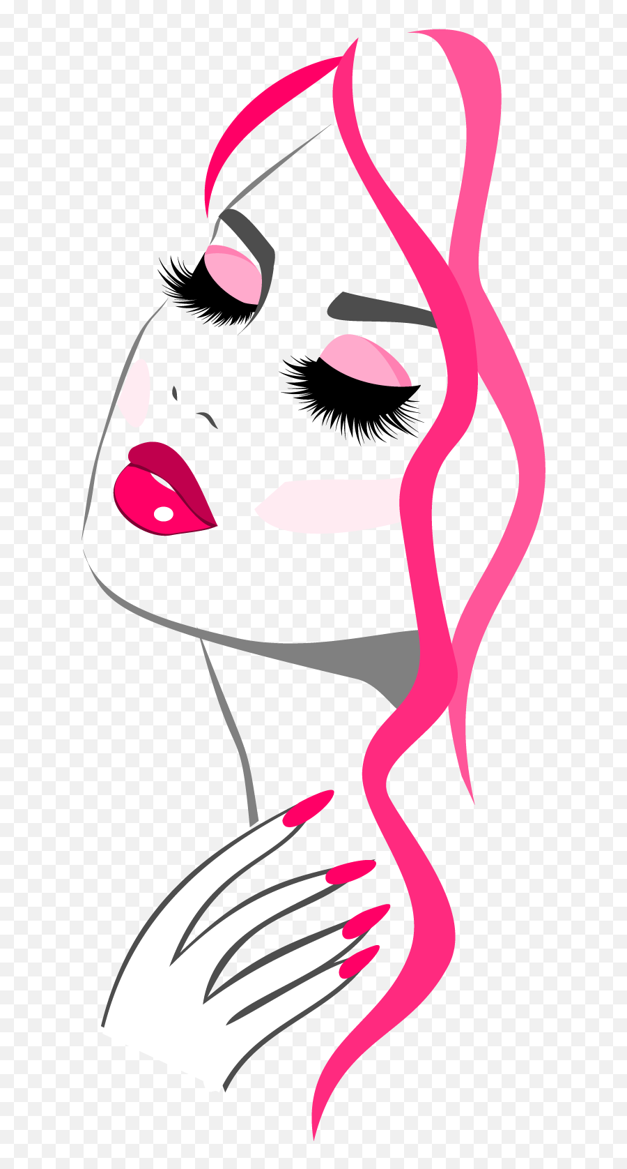 Makeup Clipart Face Makeup Face Transparent Free For - Face Makeup Logo Png Emoji,Face Png