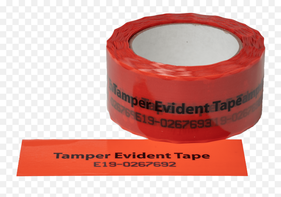 Red Tamper Evident Tape - Perforated Security Tape Emoji,Red Transparent Tape