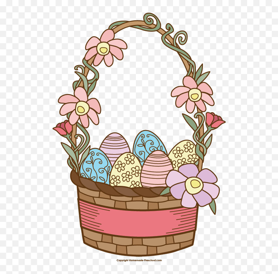 Free Easter Basket Clipart - Clip Art Easter Basket Emoji,Basket Clipart