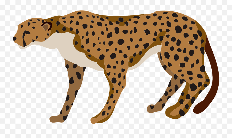 Cheetah Animal Clipart - Dot Emoji,Cheetah Clipart