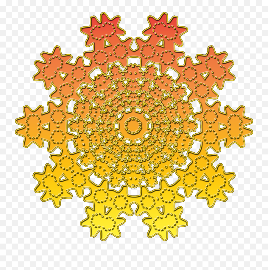 Yellow Snowflake On The White Background Free Image Download Emoji,White Snowflake Transparent Background