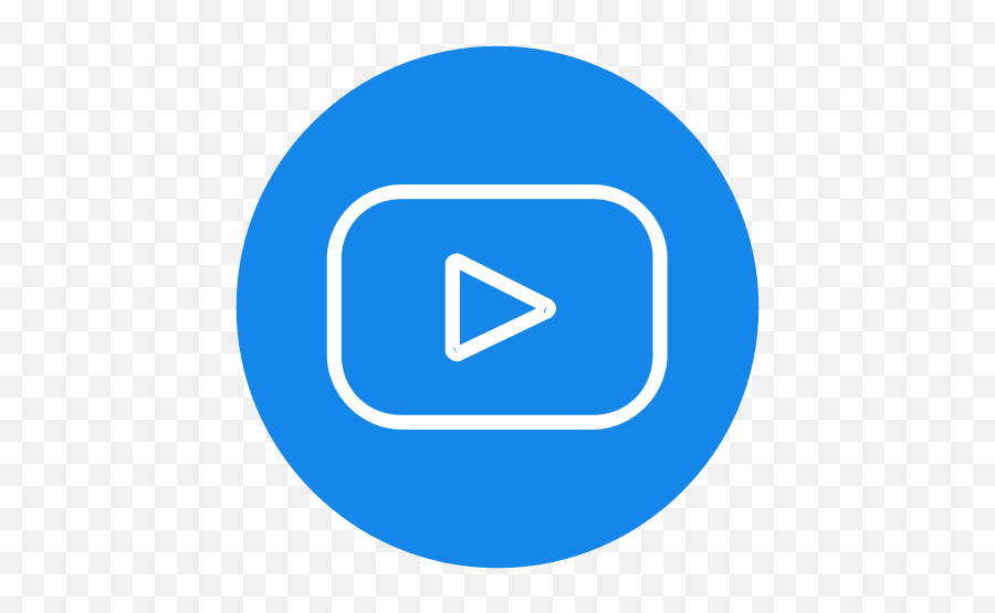 Video Player Subscribe Logo Channel Tube Youtube Icon Icon - Icon Youtube Png Blue Emoji,Youtube Channel Logo