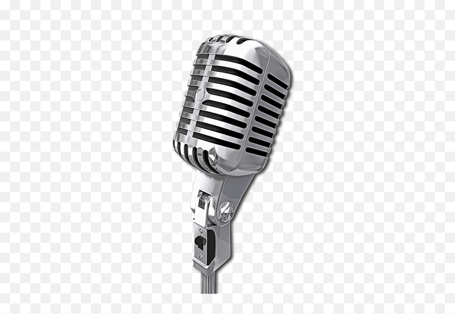 Microphone Png Transparent Microphone - Old Microphone Png Emoji,Microphone Transparent