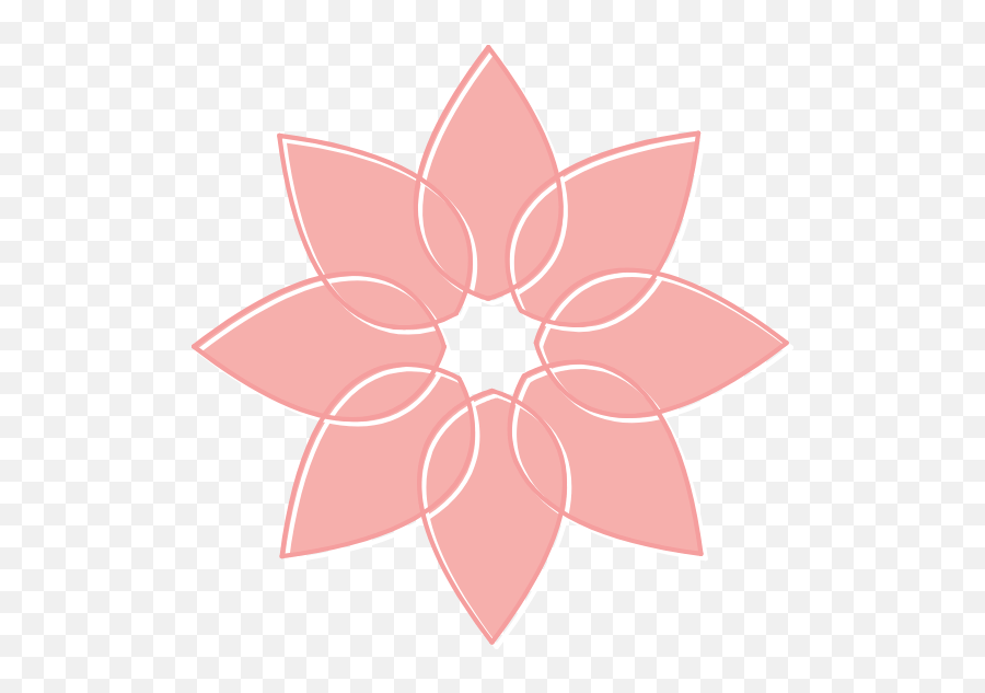 Pointed Petal Flower Graphic - Decorative Emoji,Lotus Flower Clipart