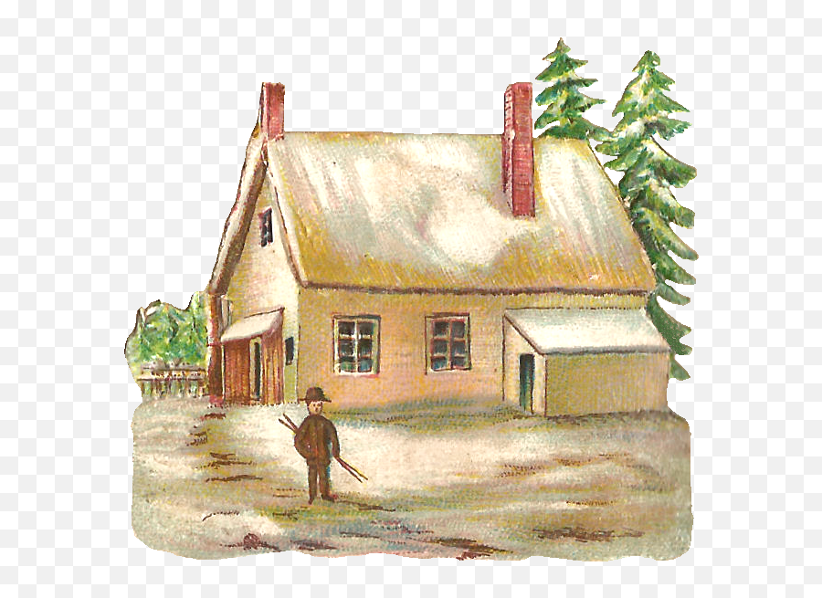 Library Of Free House Painter Graphic Transparent Png Files - Croft Emoji,Farmhouse Clipart