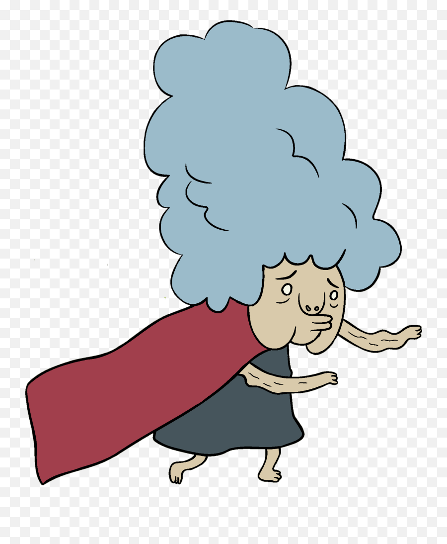 The Adventure Time Wiki - Old Lady Cartoon Transparent Background Emoji,Adventure Clipart