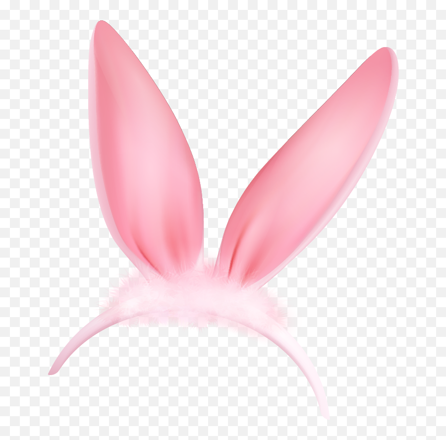 Pink Bunny Ears - Girly Emoji,Bunny Ears Png