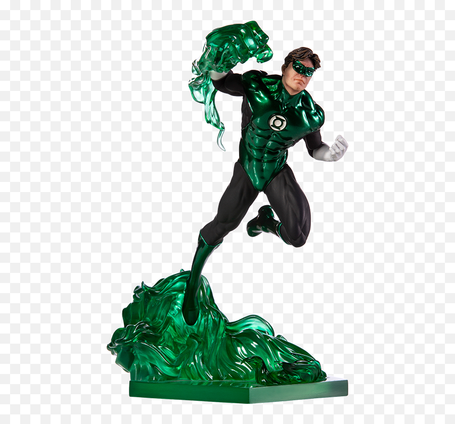 Dc Comics Green Lantern Statue - Green Lantern Statue Emoji,Green Lantern Png