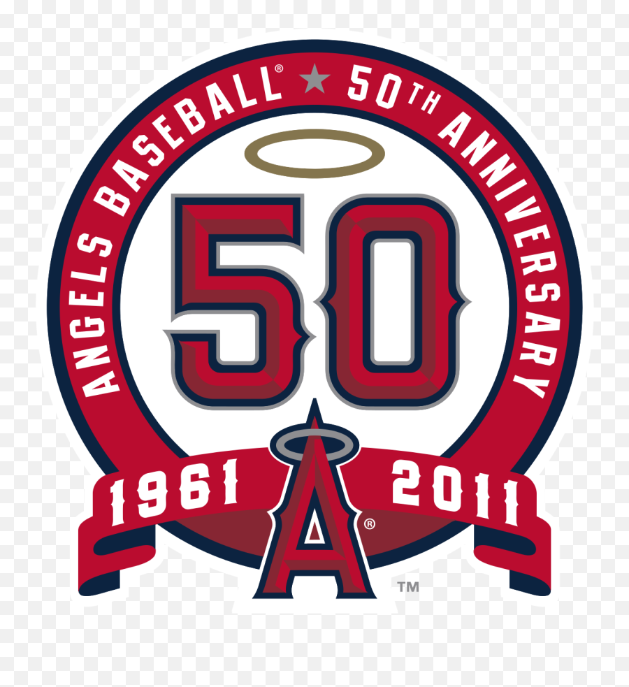 Anaheim Angels Logos Clip Black And White Download - Los Sports Teams Anniversary Logos Emoji,Angels Logo