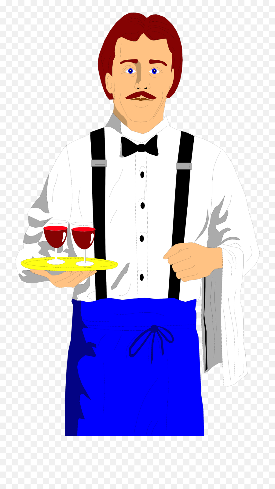 Waiter Transparent Image Clip Art - Transparent Background Waiter Clipart Png Emoji,Waiter Clipart
